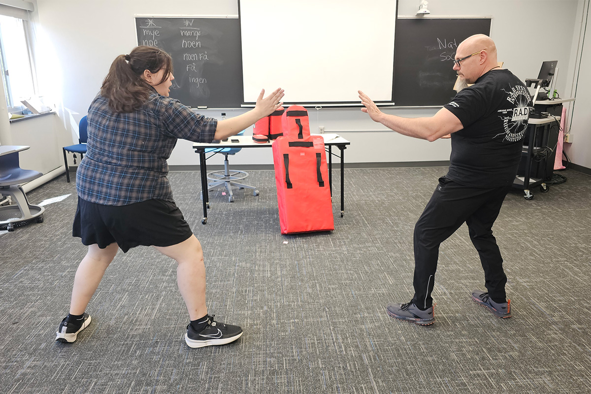 luthercollege's tweet photo. Christian Schlaerth, associate professor of sociology, received a $7,400 grant from the Winneshiek County Community Foundation to establish and lead R.A.D. Basic Physical Defense for Women. See more information at https://t.co/7nACb1anLC. https://t.co/AFRG38tNOF