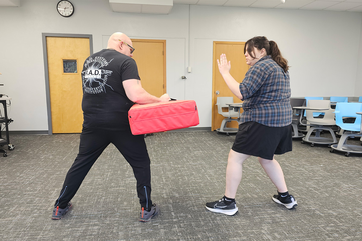 luthercollege's tweet photo. Christian Schlaerth, associate professor of sociology, received a $7,400 grant from the Winneshiek County Community Foundation to establish and lead R.A.D. Basic Physical Defense for Women. See more information at https://t.co/7nACb1anLC. https://t.co/AFRG38tNOF