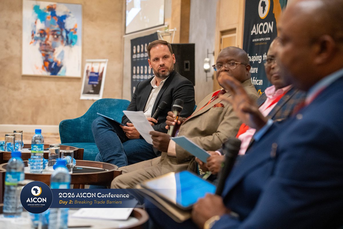 ASCON_Africa's tweet photo. Day 2 Recap at the 2026 ASCON Conference ⛓🌐

Exploring the importance of reducing trade barriers, strengthening regional cooperation, improving market access, and accelerating cross-border trade to support economic growth across the continent. https://t.co/5HKRZPPTX5