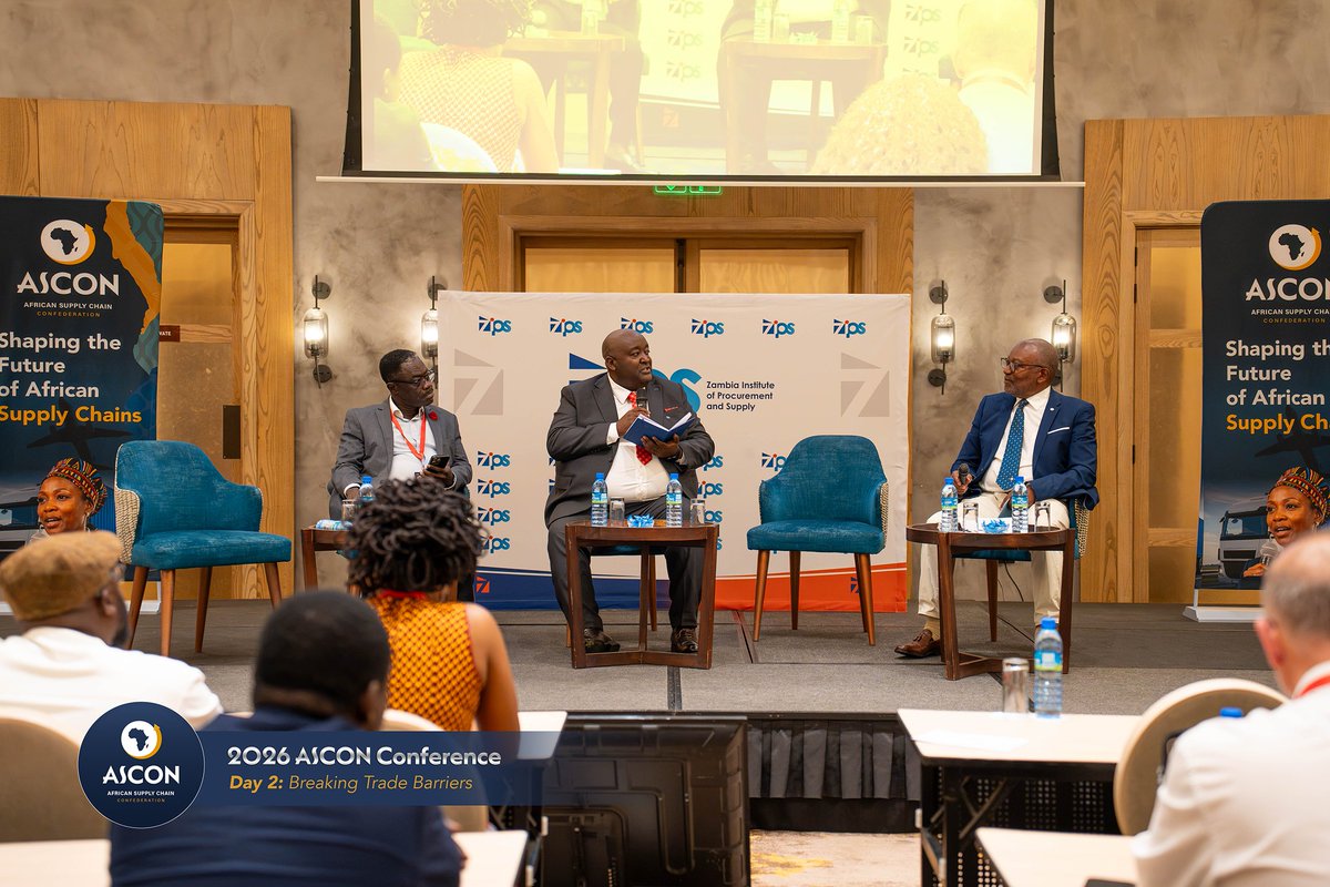ASCON_Africa's tweet photo. Day 2 Recap at the 2026 ASCON Conference ⛓🌐

Exploring the importance of reducing trade barriers, strengthening regional cooperation, improving market access, and accelerating cross-border trade to support economic growth across the continent. https://t.co/5HKRZPPTX5