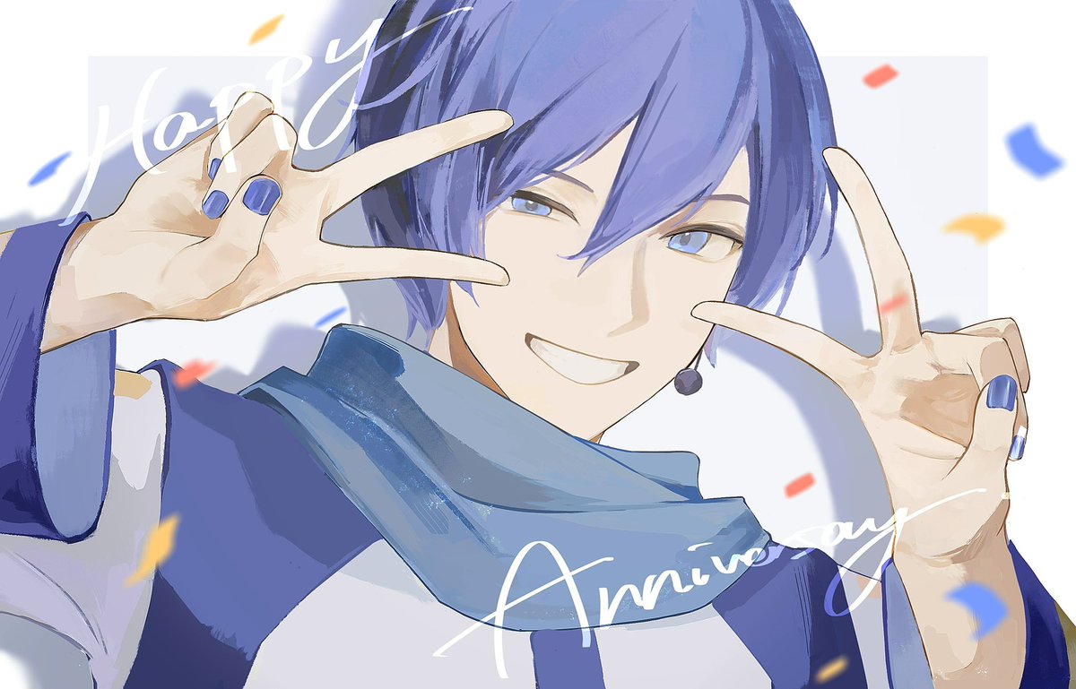 Sekibk_sb's tweet photo. みなさんのKAITOを見ていたら出したくなったので再掲します。また描けたらいいなー…
#KAITO #VOCALOID https://t.co/hix8bfK9s2