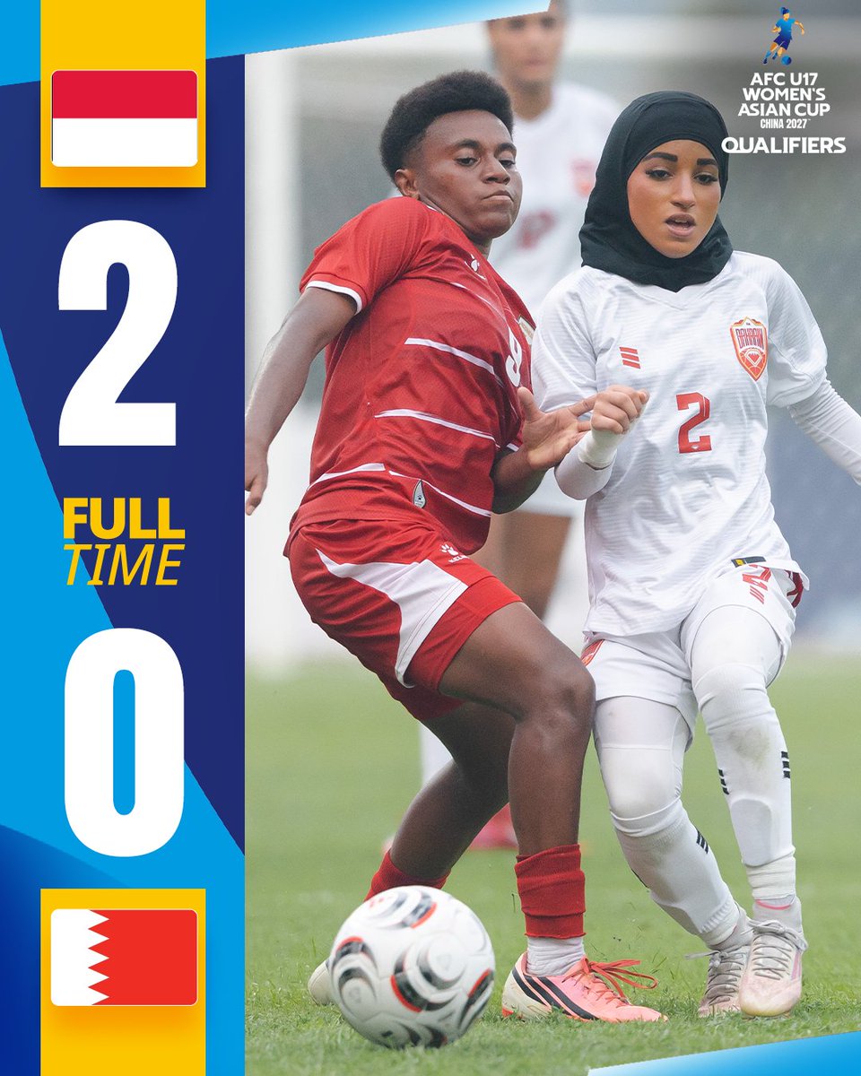 TheAWCL's tweet photo. ASEAN counterparts 🇮🇩 Indonesia and 🇸🇬 Singapore are victorious in their #U17WAC Qualifiers Group B openers! https://t.co/LX4ziNjdN1