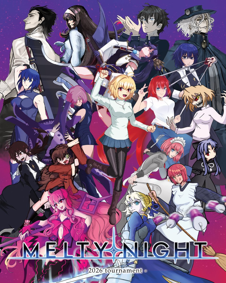 cookieokami's tweet photo. 🩸MELTYNIGHT DISCORD ART COLLAB REVEAL!
Amazing artists from our server came together to draw their favorite Lumina character, and we brought them all together in one poster!!

It was a dream of mine to make this, and the result is BEAUTIFUL. THANK YOU for making this possible <3 https://t.co/DZcLtqTHci