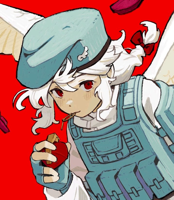crittercrumb's tweet photo. Kanna's weapon being grenades/explosives... They're love bombs; Kanna is a love bomber 👀 just food for thought https://t.co/SE8o3P8c2W