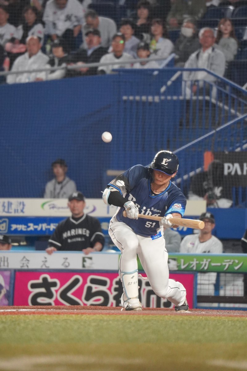 Namio_dao's tweet photo. #西川愛也 選手おかえりなさい

ナイスバント⚾️
からの
ナイスタイムリー⚾️👏🏼✨

#seibulions https://t.co/WvaI1IYj9h