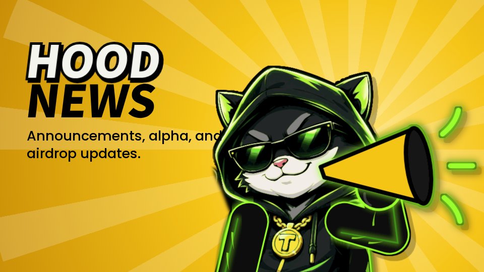 ToonyRobinHood's tweet photo. 🚨 HOOD NEWS IS HERE 🚨

Announcements. Alpha. Airdrop updates.
Everything you need, straight from the hood. 🗞️

Stay tuned. Stay sharp.
The next big update might be closer than you think. 👀

#Toony #Crypto #Airdrop #Memecoin https://t.co/yYBntcMvn9