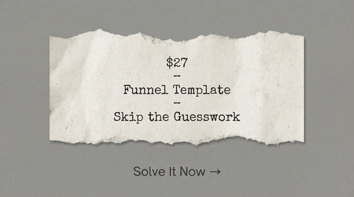 Yousaf50524906's tweet photo. Building a funnel from scratch wastes weeks on trial and error.
This $27 template skips that entirely.
👉 https://t.co/9QKE6OzvIE
#DigitalProduct #SalesFunnel #Gumroad https://t.co/zdlBtwTpmb