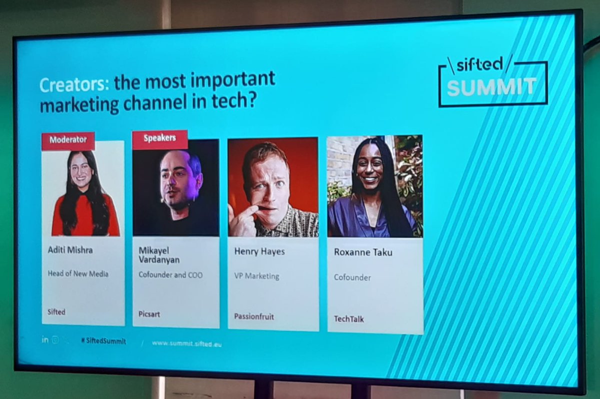 Cliveref's tweet photo. At last week's #SiftedSummit 2026, a panel session on "Are creators the most important marketing channel in tech?" stressed the value of high production values over a high frequency of output.
Here are 20 tools that help solo creators achieve high quality: https://t.co/GtD2MD88ID https://t.co/HUMNgklsXg