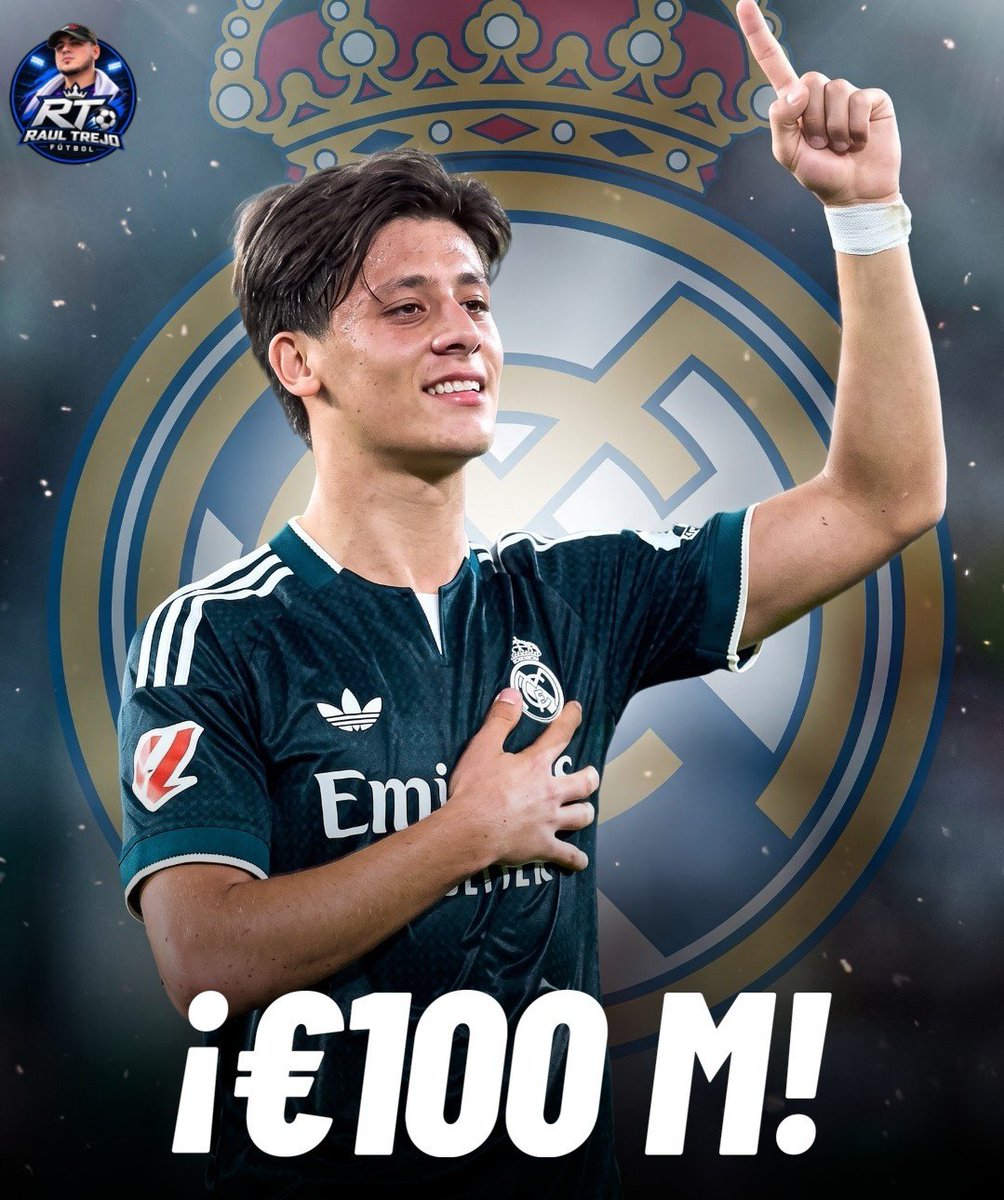 raulzone's tweet photo. 💰¡EL PRECIO DE ARDA YA HABLA POR ÉL!

Su valor de mercado subió de 90M€ a 100 MILLONES, convirtiéndose en el primer futbolista turco en alcanzar semejante cifra. Y pensar que todavía estamos viendo los primeros capítulos de su carrera. 🌟 https://t.co/iLTBcVGRdA