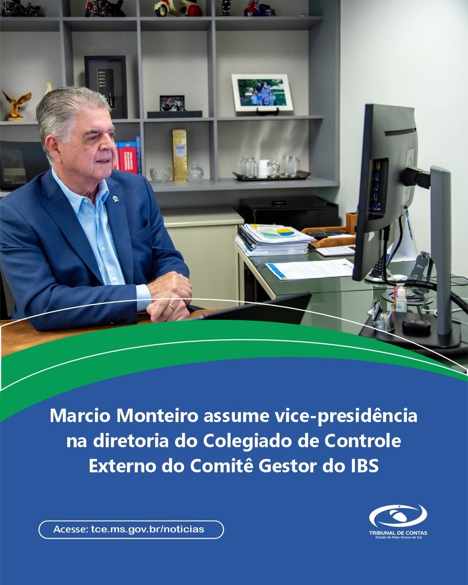 tcemsoficial's tweet photo. Marcio Monteiro assume vice-presidência na diretoria do Colegiado de Controle Externo do Comitê Gestor do IBS

🤳🏻 Leia a matéria na íntegra no site do TCE-MS 

https://t.co/GAoWK3MYMN

🌐 Acompanhe nossas redes sociais

https://t.co/mZwyR5iBWg https://t.co/oKBbbXL30d