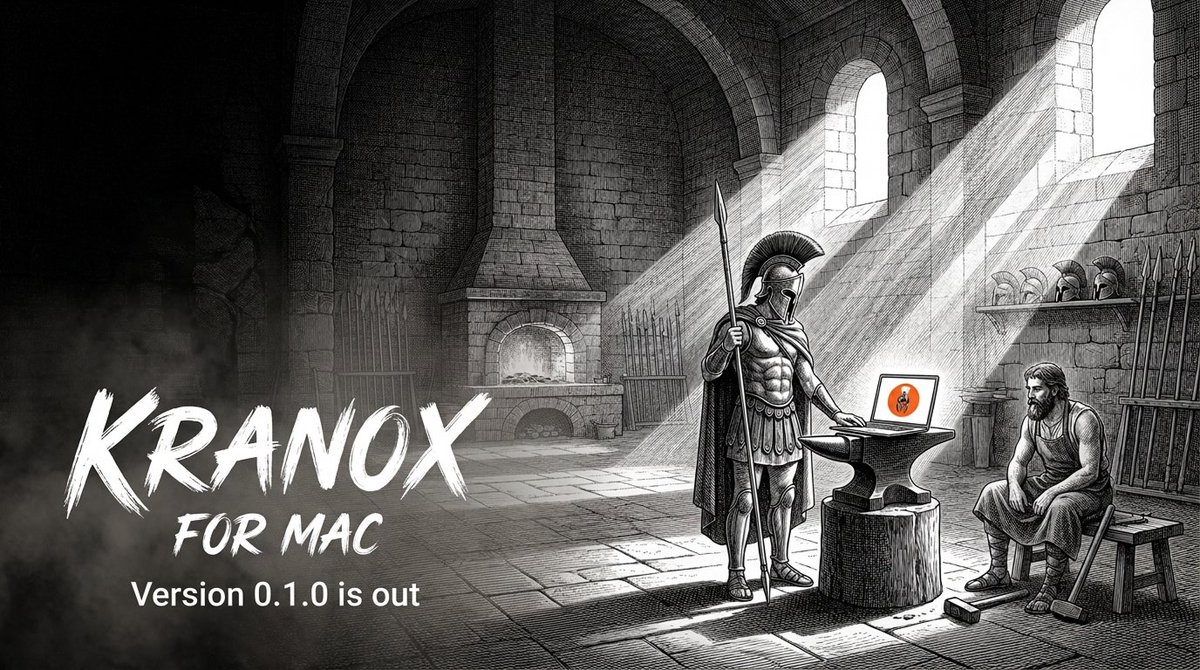 kranoxlabs's tweet photo. Kranox 0.1.0 is out for Mac. 

Here's what's in it.
- Send and receive XMR on mainnet with fresh subaddresses.
- Turn ETH or USDG on Robinhood Chain into XMR in your wallet.
- See your locked coins and about when they unlock.
- Use your own node.

https://t.co/HZZzB8P7Av https://t.co/oHWAiHFg1X