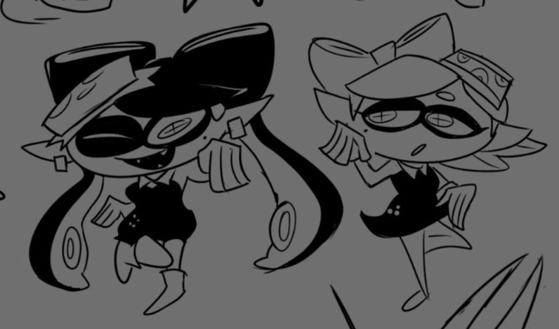 ETendo64's tweet photo. i love you sr pelo squid sisters https://t.co/svfXAk7d5x