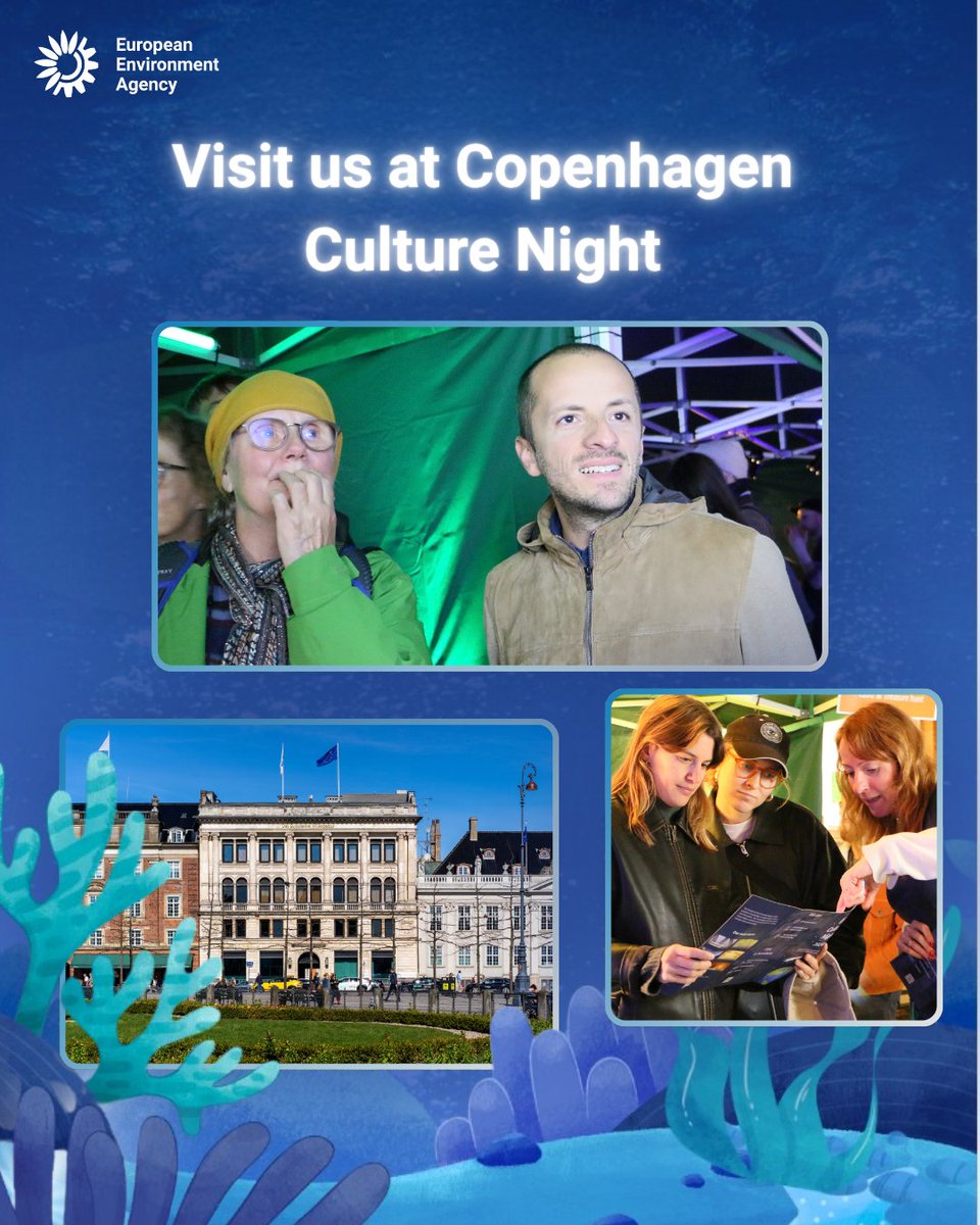 EUEnvironment's tweet photo. Visit us on Culture Night this Friday, when we turn our focus to Europe’s seas! 🌊🐟 

This year, we will take you beneath the surface to learn more about Europe’s seas, the challenges they face, &amp; what is being done to ensure they remain healthy: https://t.co/fvoiU5jrDH https://t.co/Ad4o4ovbzd