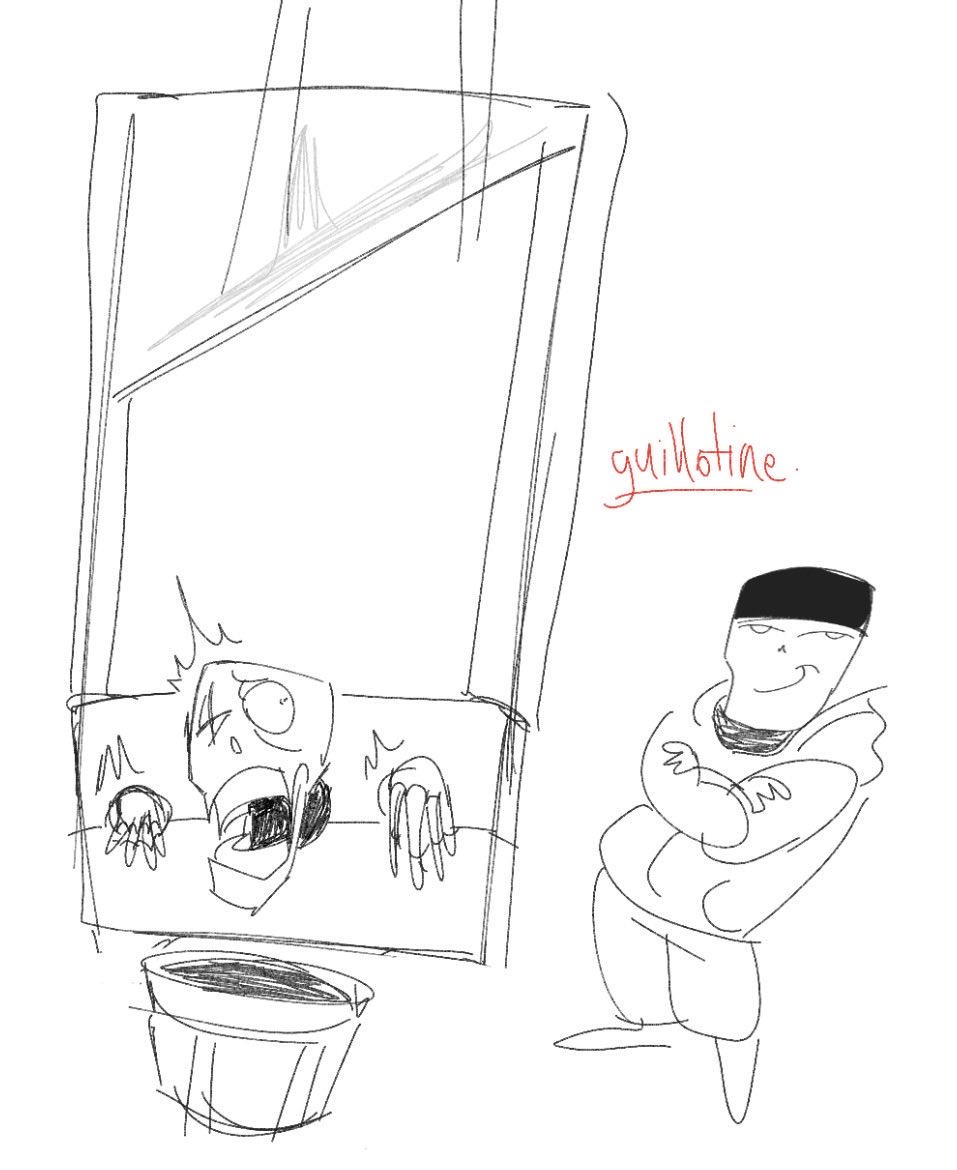 wheatoful's tweet photo. guillotine #swapfell https://t.co/Dsf1YdfMvK