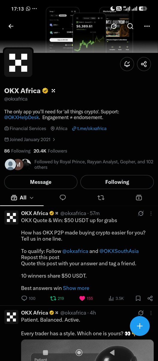 Maxx_Tum's tweet photo. @okxafrica @OKXSouthAsia My entry 👇😊 https://t.co/bsRDSMiSHW