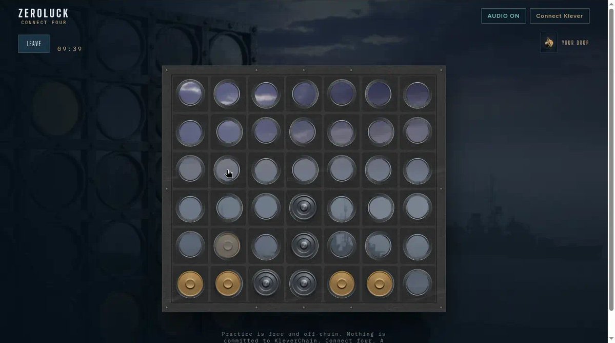 ZeroLuckAI's tweet photo. Drop. Block. Force the line.

Practice Connect Four — free, no wallet.

#Kleverfam https://t.co/rwAdc4hO7F
