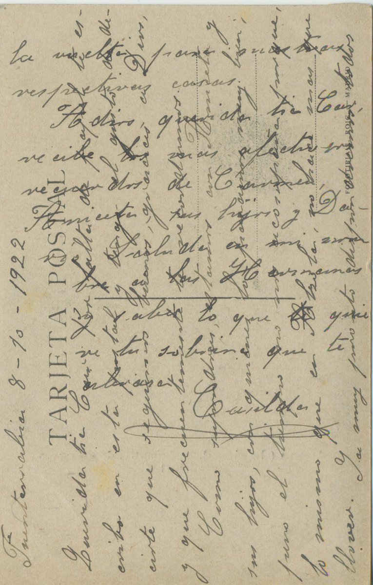 BasqueWater's tweet photo. #TalDíaComoHoy de 1922, se enviaba esta postal con la imagen de la Fuente del Manantial de Alzola, que esconde un auténtico galimatías: una escritura cruzada. ✍️
¿Eres capaz de descifrarla o conoces a alguien que pueda hacerlo? 🔍 
#TBT #HistoriasdelBalneario #Alzola250Años https://t.co/6bU8m9QXXD
