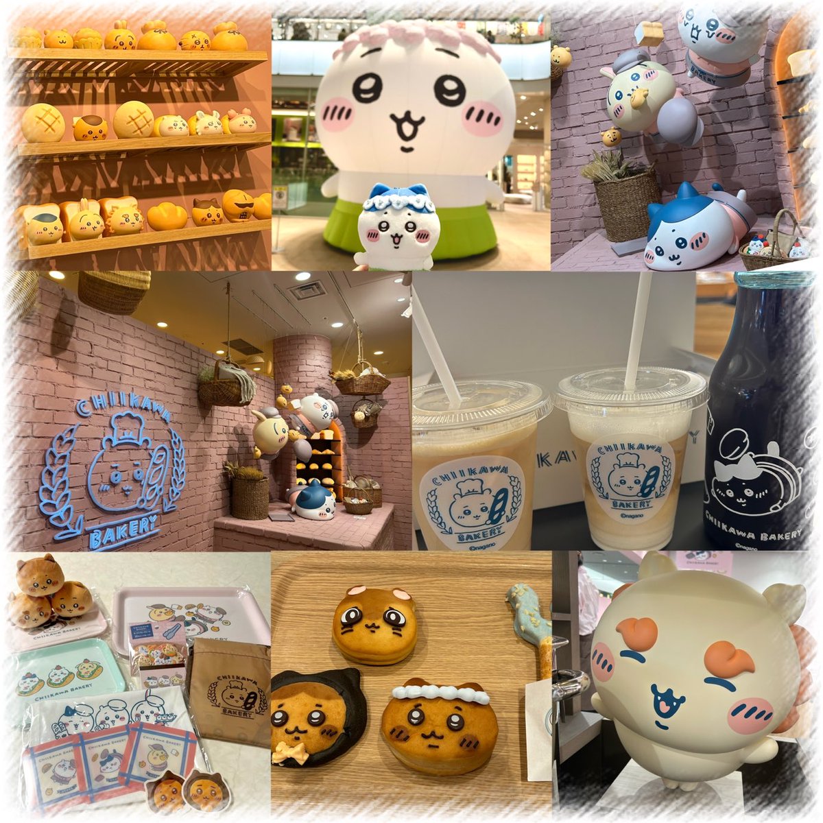 hcwrmdrak's tweet photo. ちいかわベーカリー🥐💖かわいい空間で癒された(*´◒`*)一瞬だったけど楽しすぎて幸せ溢れたわ〜😭💞💞グッズも追加しちゃった♫ https://t.co/UfqXIZWOrO