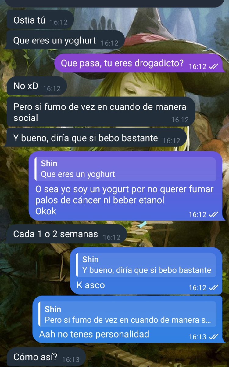 AnabelShiro's tweet photo. Es increíble como la gente te juzga por no meterte veneno en el cuerpo pero si tu les respondes también juzgandolos se molestan 🤣 https://t.co/0AmnNTzMkB