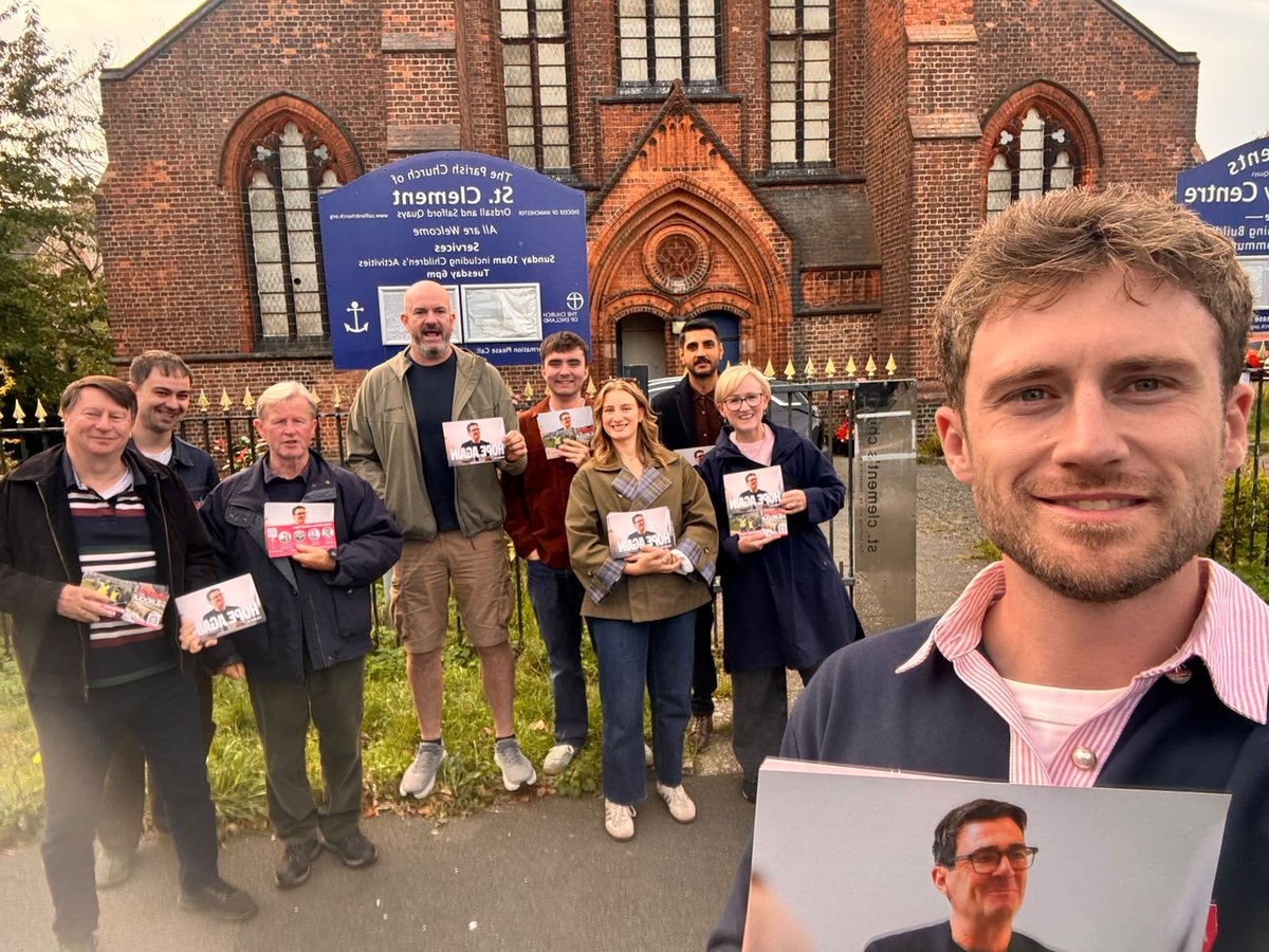 salford_mayor's tweet photo. I joined Ordsall Labour comrades on a sunny Sunday morning to speak to local residents and see how their local representatives can help them. 🌹

It was great to see Salford Labour teams out all across the city this weekend... https://t.co/BhfAiQoqlL