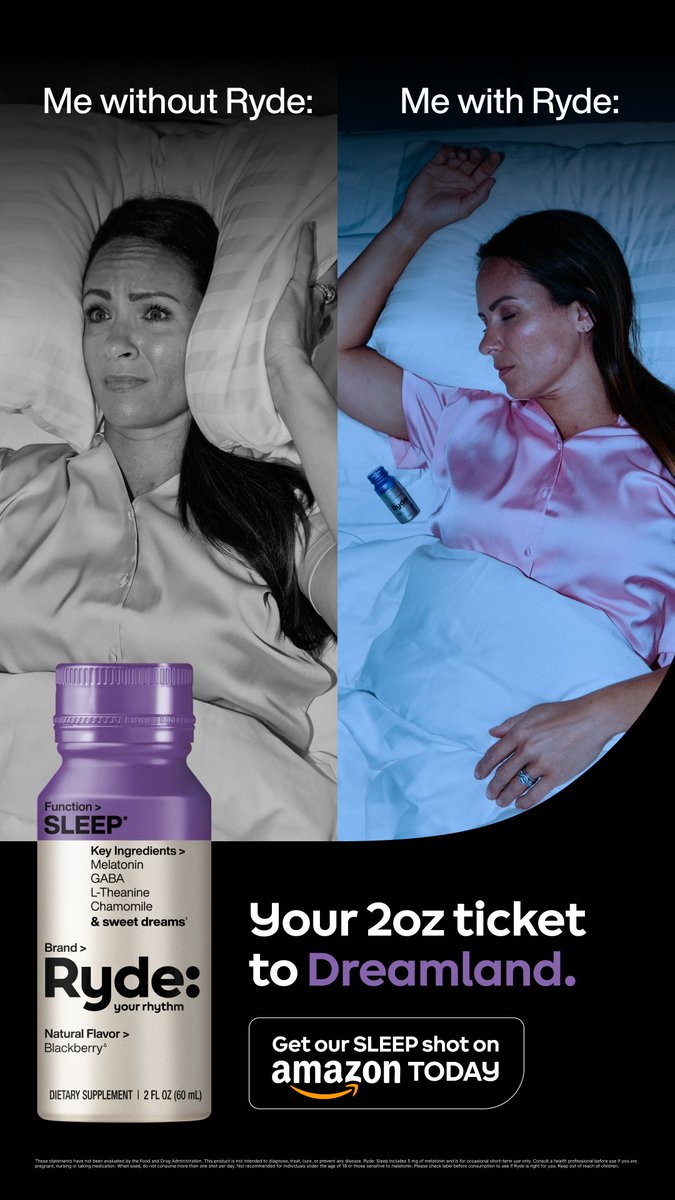 MatthewSilver_'s tweet photo. "your body feels heavy. your brain feels loud."

ryde wellbeing, 56 days. the copy mirrors the 1am spiral. no lecture. just recognition. most sleep ads promise. this one empathizes first.

https://t.co/XAOE4itR0m https://t.co/I9qpy9xp9o
