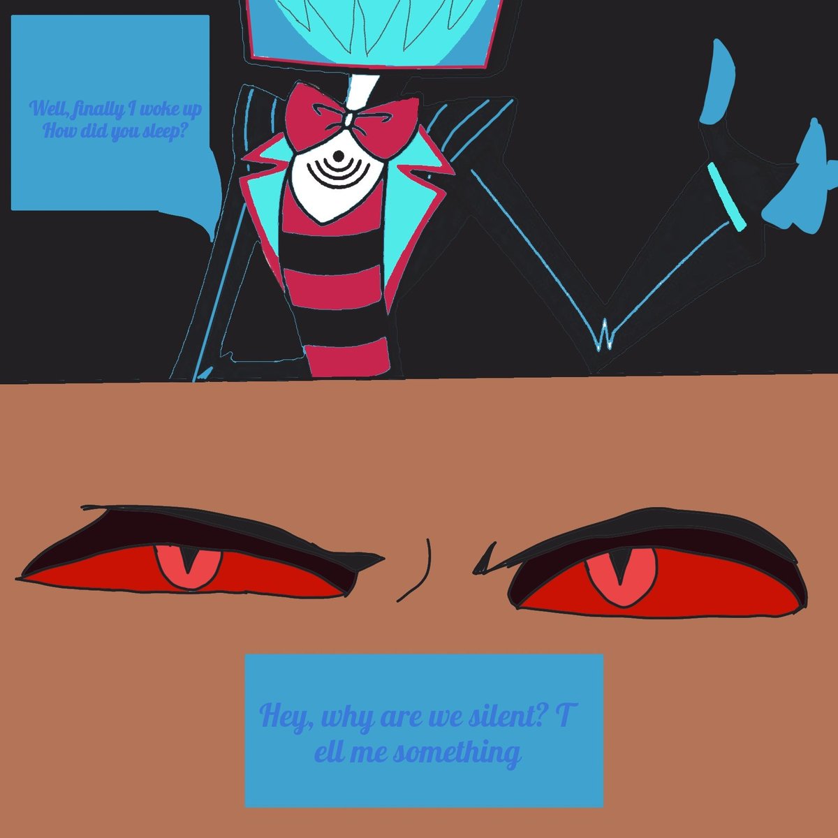 black2011865's tweet photo. Novelty or Love Part 2 #Comic #voxalastor https://t.co/rTvkMTBqdA