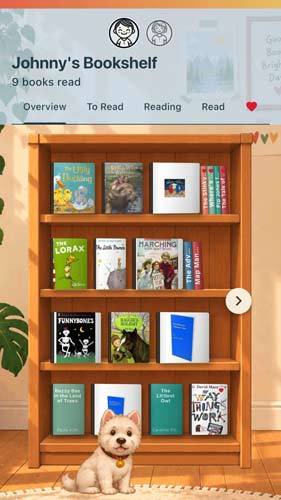 strewapp's tweet photo. September’s Strew update 📚💚

You asked for a proper bookshelf, so I made one! Each child now has a little home for their books: track what they want to read, what they’re reading, and what they’ve finished. Save favourites and link books to activities too 🐈

#homeschool #s https://t.co/IK9bEvFoDh