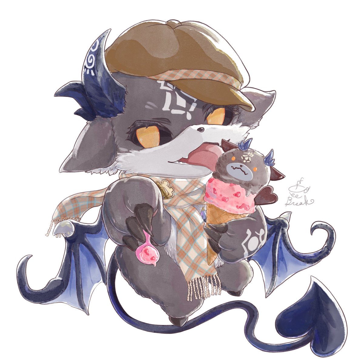 coffee_b_r's tweet photo. #でびるさまにささげるえ
「ひとくちやるよ😈🍨」 https://t.co/aQyVAIQ1JX