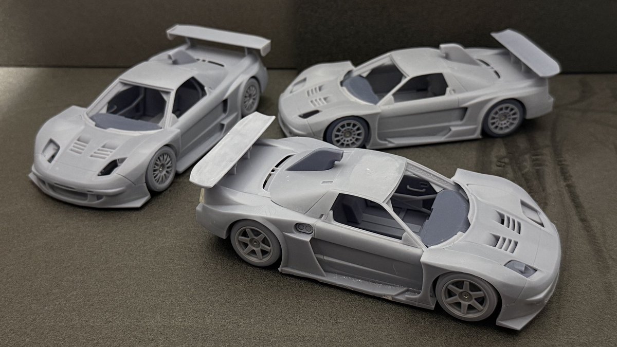 FALCONLABO_2025's tweet photo. NSX GT500・3Dプリントキット完成。
2003仕様が誕生。合わせて2002仕様も小修正済み。
これにより02、03、04(タミヤ05)まで繋げて揃った形に。
ひとまず今回でデータ作りは終了。
#nsx
#supergt
#jgtc
#gt500
#3dプリント https://t.co/owsZQFiWzH