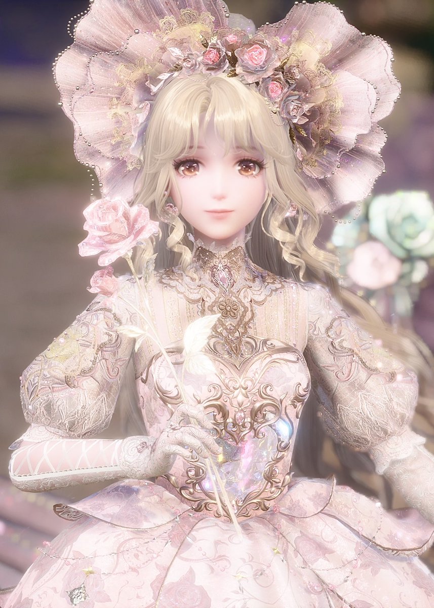 KhoaLe1604's tweet photo. At first, this was actually the Evol color I liked the least. 🥹 But after wearing it in-game for a few days, I unexpectedly fell in love with it! 🌸✨

So of course, I had to take a little photoshoot for Nikki. 🌹🤍
#infinitynikki https://t.co/JM1yXYlggw