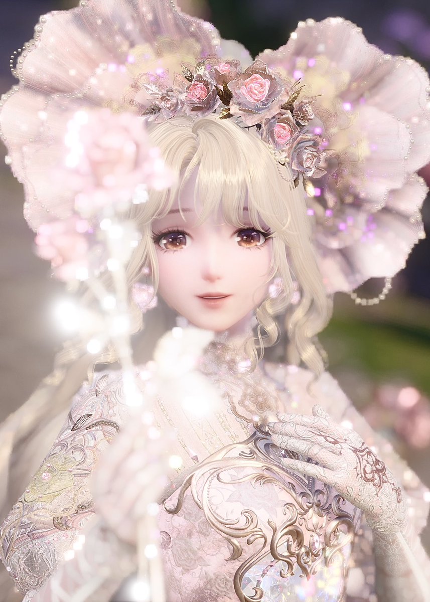 KhoaLe1604's tweet photo. At first, this was actually the Evol color I liked the least. 🥹 But after wearing it in-game for a few days, I unexpectedly fell in love with it! 🌸✨

So of course, I had to take a little photoshoot for Nikki. 🌹🤍
#infinitynikki https://t.co/JM1yXYlggw