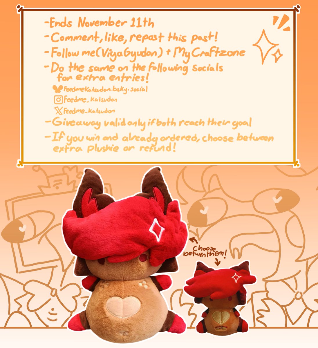 FeedMe_Katsudon's tweet photo. ✨GIVEAWAY + CONTEST✨
Hello everyone! Sales have been going greatly so far, to celebrate I'm holding a Giveaway + Contest.

Like, Repost and Reply to this post to enter, more details + Contest details in the images below!

https://t.co/Y8NO0zrDIu

#HazbinHotel #PotatoAlastor https://t.co/MRUVsJQsQT