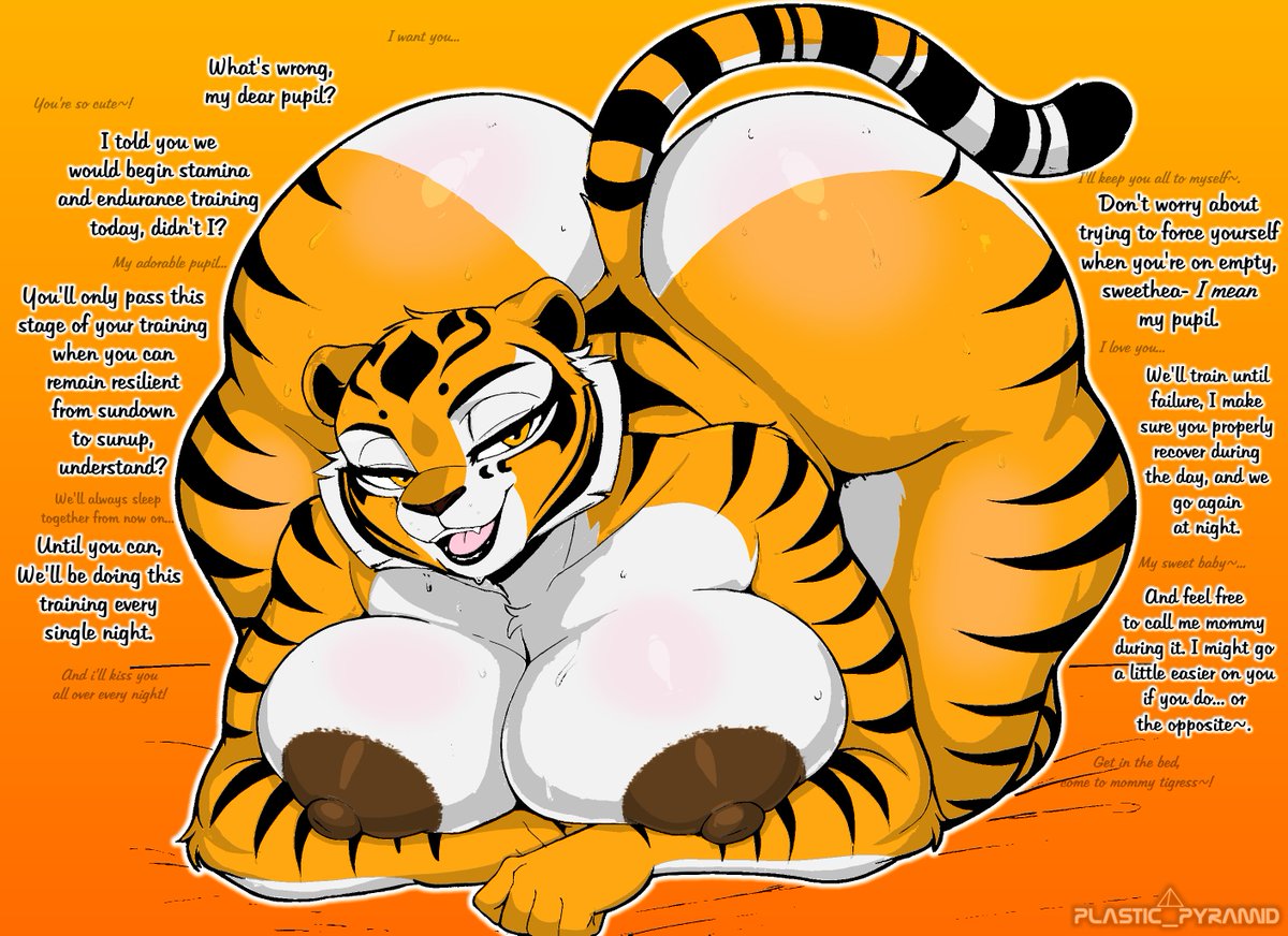 PlasticPyramid_'s tweet photo. I was drawing tigress with something else in mind but then got hit with a HEAVY mommy mood so. Mommy Tigress i guess.
#nsfw #nsfwtwt https://t.co/I5p35J4iPc