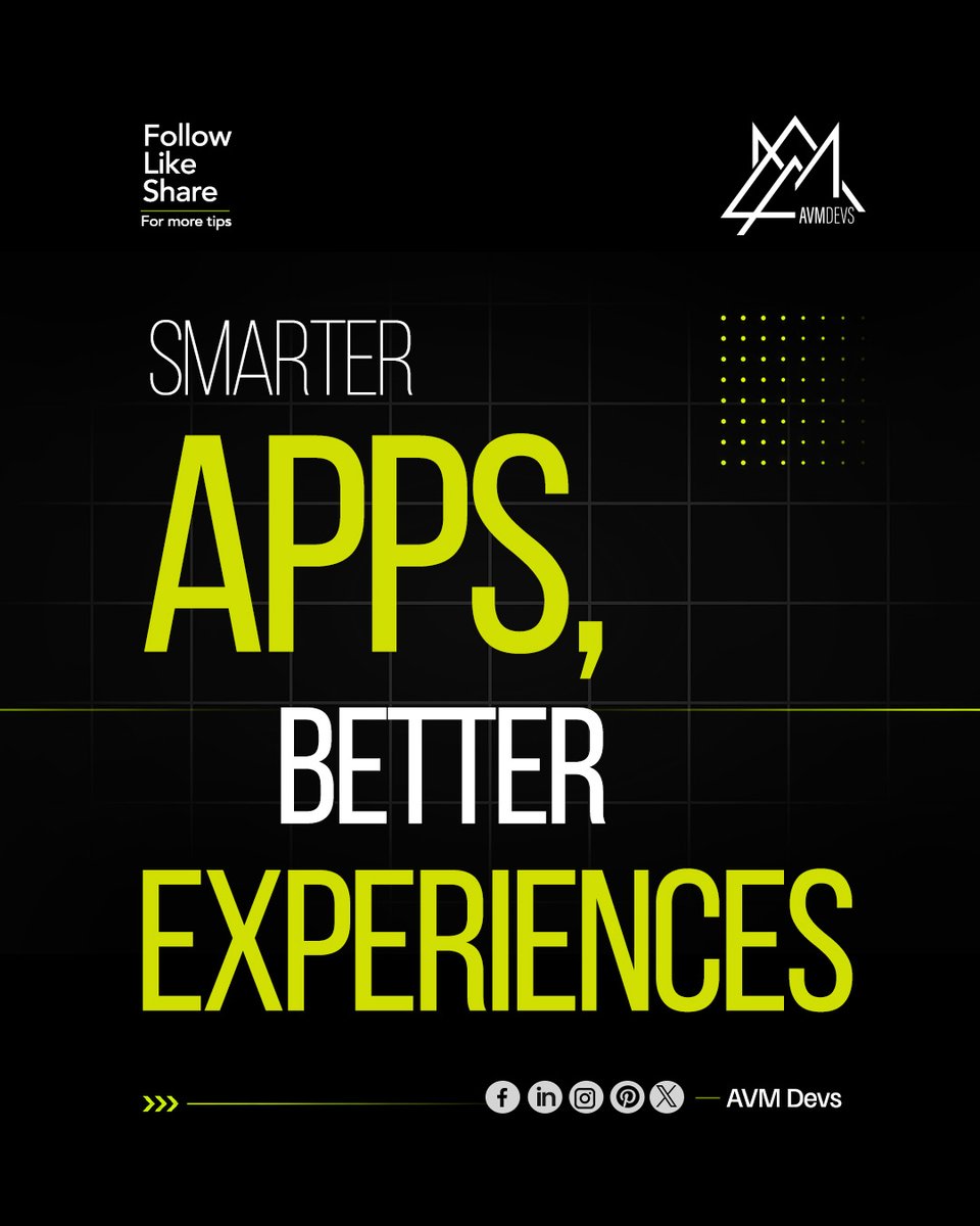 avmdevs's tweet photo. An app should do more than function. It should feel effortless.

At AVMDEVS, we combine thoughtful UX, powerful technology, and smart development to create apps that keep users engaged and businesses moving forward.

#MobileAppDevelopment #AppDesign #UXDesign #UIUX https://t.co/cYF7GuNy2k