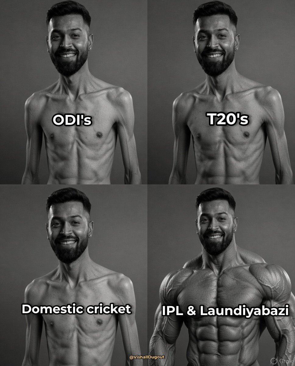 VishallDugout's tweet photo. Hardik Pandya’s fitness calendar for; 🤒 https://t.co/DFUbIbAzMy