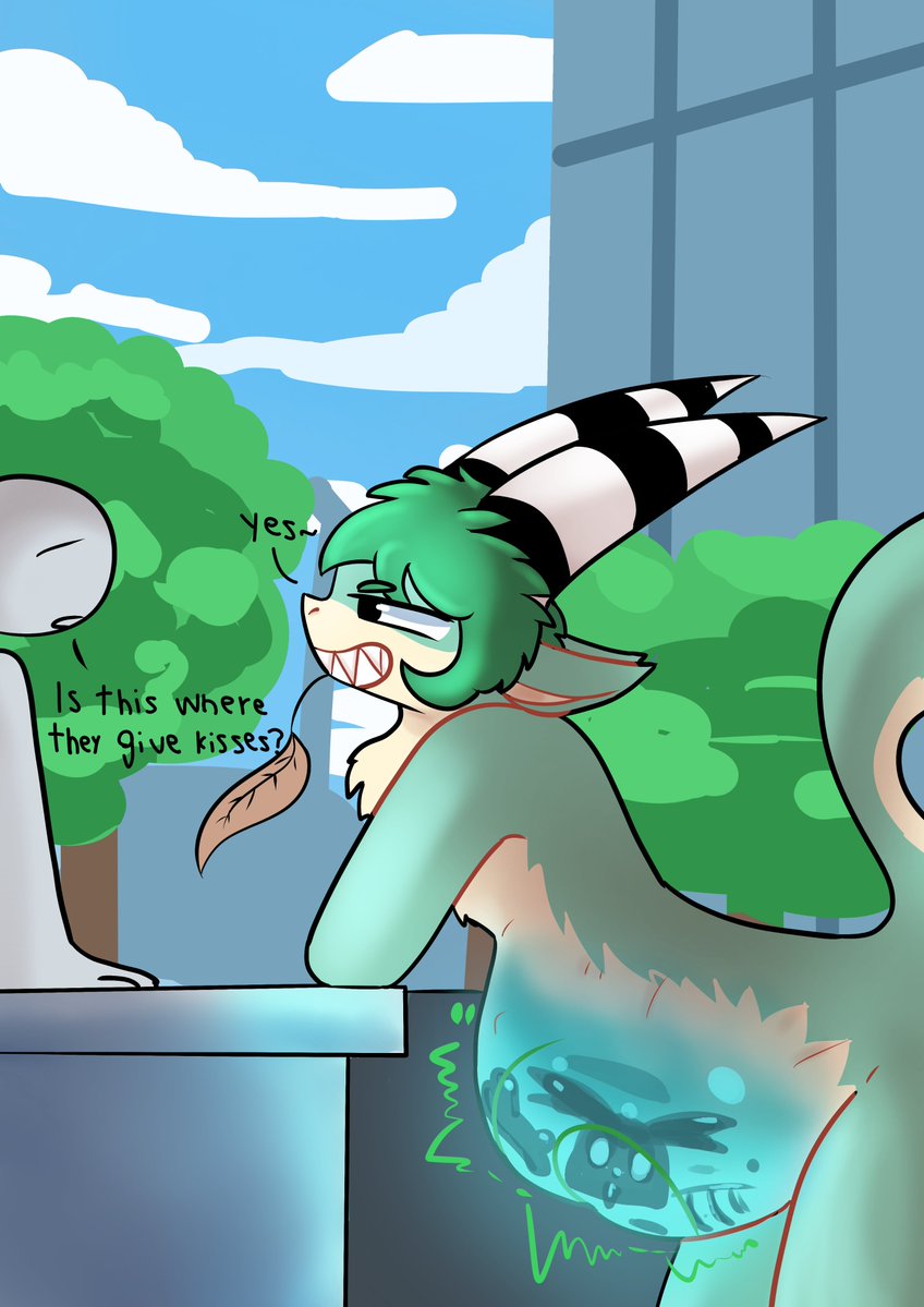 Ori_os8's tweet photo. Warning: Vore, digest.
Oh yeah... that Owl is a really good kisser, but he just went to rest... I'm going to replace him, hehe.
#vore #furry #digest #cruel https://t.co/WsmgZG9mAG