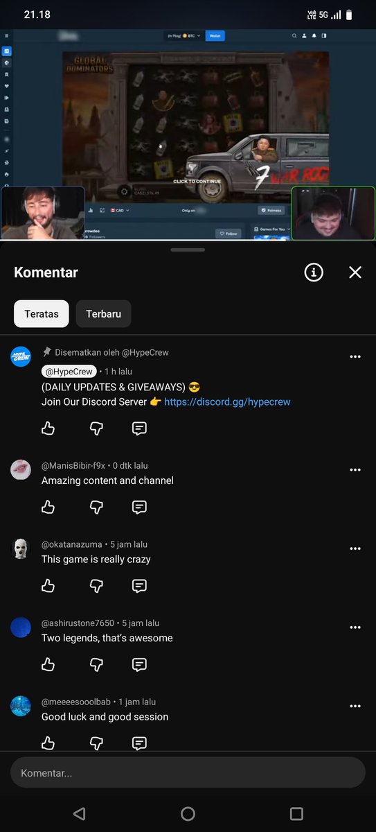 bi2rmaniz's tweet photo. @HypeBonuses @HypeCrewYT https://t.co/6kXFiVr3Ve
