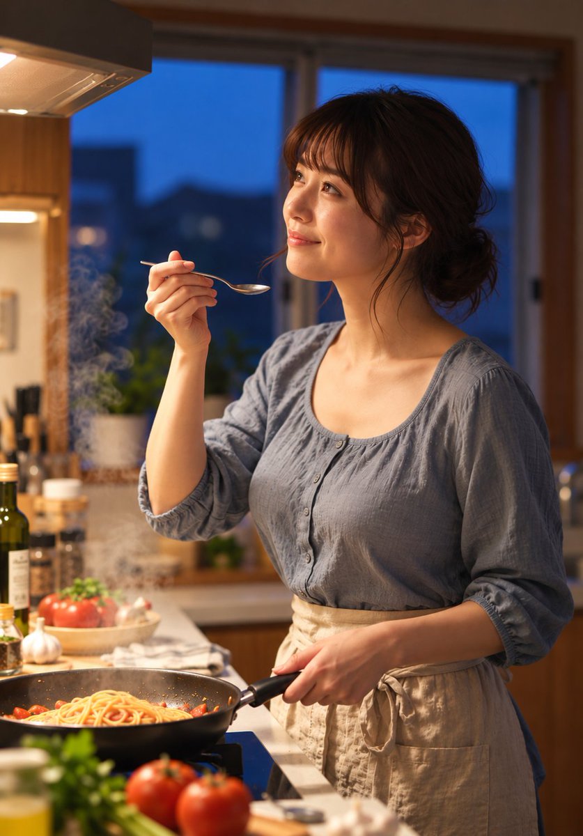 83mdkm's tweet photo. 今日の終わりは、ゆっくり味わう。
Savoring the quiet end of the day.

#AIPhotography #AIart #SFW #おうち時間 #夜時間 https://t.co/HITrpLmDNf