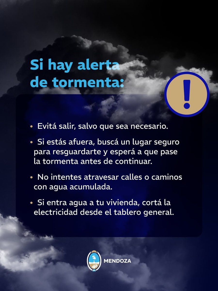 ericappulido's tweet photo. Ante el Super Niño, estar preparados también es cuidarnos 🌧️⚠️

Las tormentas pueden generar mucha lluvia en poco tiempo y provocar complicaciones en distintos puntos de nuestra provincia.

Ante cualquier inconveniente, comunicate al 911. 📞 https://t.co/xb5BfROS5a
