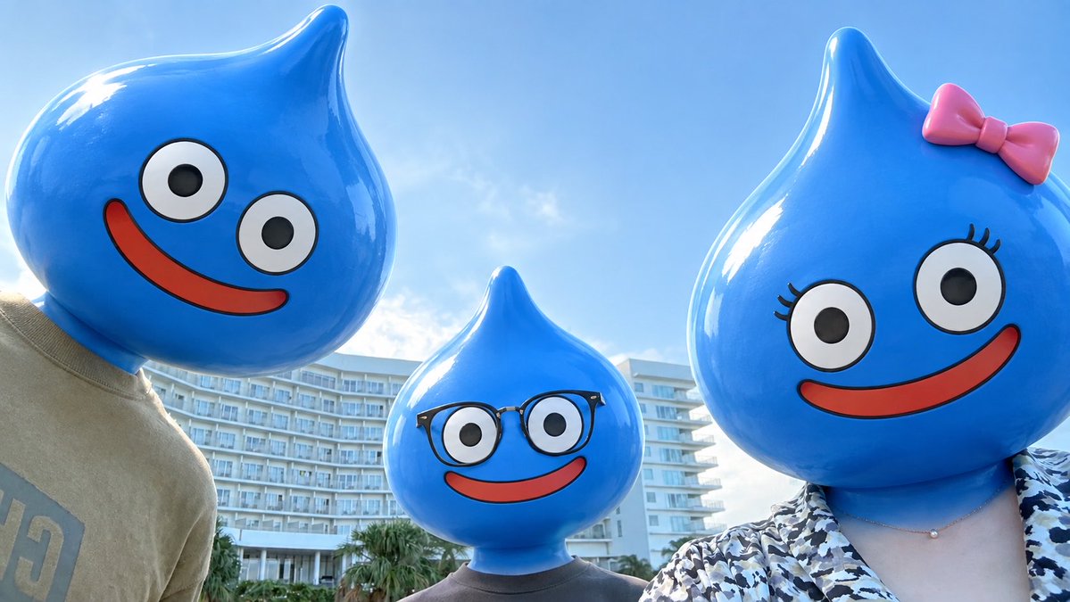 hrksmt's tweet photo. 頭をスライムにしてってAIに言ったらこれ。
帽子的なのがよかったんやけど。。 https://t.co/Mpo92gATYi