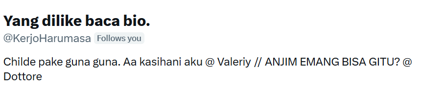 LotreMydei's tweet photo. Ada aja gebrakannya... https://t.co/7kWmb71YCL