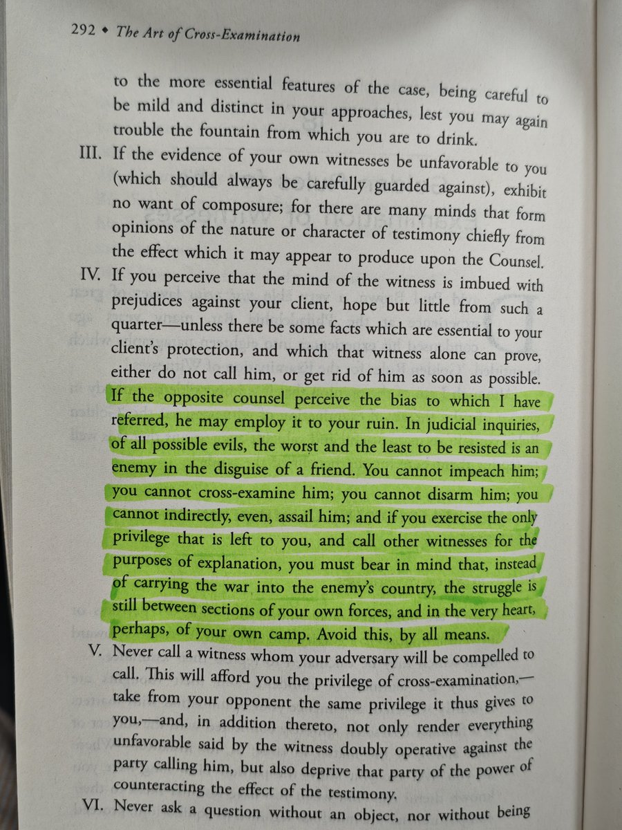 Rajesh_pal03's tweet photo. A lesson from The Art of Cross-Examination that deserves to be saved https://t.co/QAQlVbewId