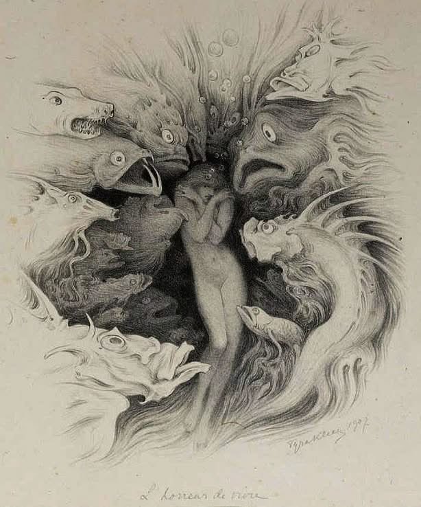 oscillate23's tweet photo. Τhe Horror of Living by Tyra Kleen , 1907 https://t.co/b0xPiz6NVh