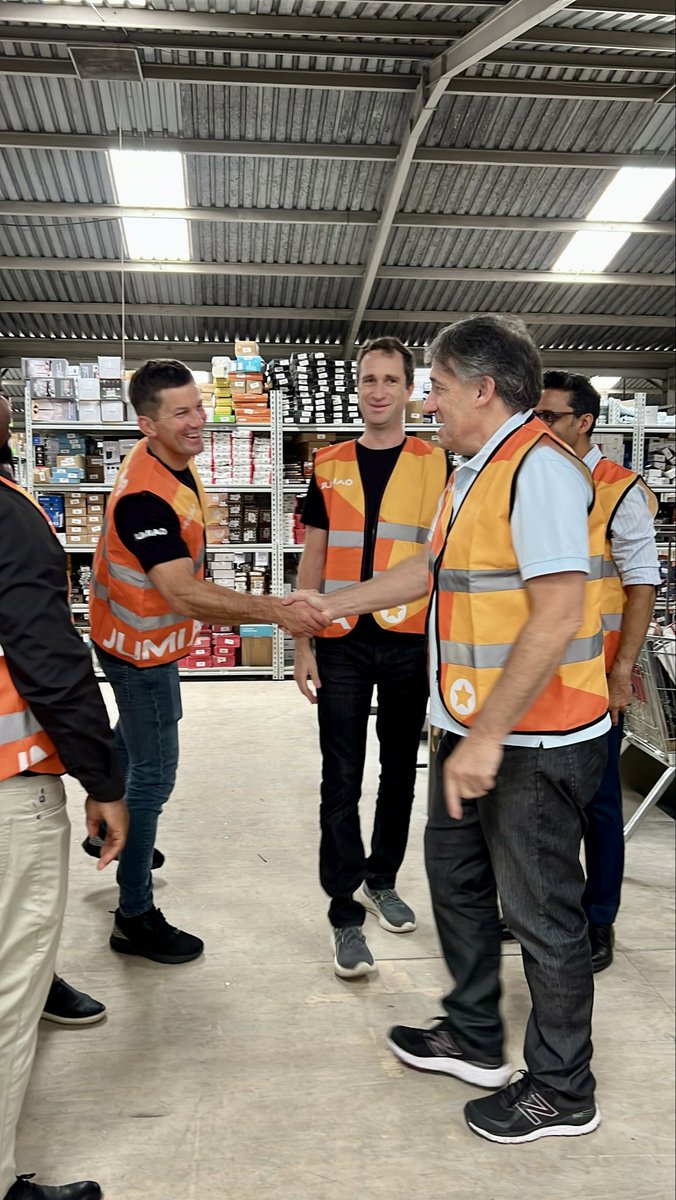 Jumia_Group's tweet photo. Thrilled to welcome Jumia’s Board, Jonathan Klein Dr. Akinwumi Adesina, Anne Eriksson, Hassanein Hiridjee and Ben Faw to #Kenya and showcase the momentum behind the country’s digital economy & e-commerce growth📈📊🇰🇪

➡️ From our local teams and Pickup Station agents to the #SMEs and entrepreneurs building their businesses online, the visit highlighted how #ecommerce is becoming an increasingly important part of Africa’s economic transformation.

#Kenya is at the forefront of this evolution, with a growing digital ecosystem, an increasingly connected consumer base, and huge opportunities for businesses to embrace online commerce.

As e-commerce continues to grow across #Africa, Kenya is showing what the future can look like.

Proud of what our teams and partners are building together!  @JumiaKenya 🚀

#Jumia #ecommerce @AXIANTELECOM #DigitalEconomy #Growth $JMIA