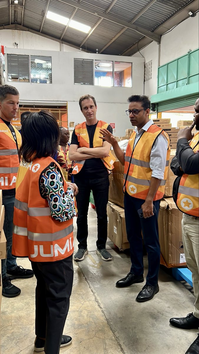 Jumia_Group's tweet photo. Thrilled to welcome Jumia’s Board, Jonathan Klein Dr. Akinwumi Adesina, Anne Eriksson, Hassanein Hiridjee and Ben Faw to #Kenya and showcase the momentum behind the country’s digital economy & e-commerce growth📈📊🇰🇪

➡️ From our local teams and Pickup Station agents to the #SMEs and entrepreneurs building their businesses online, the visit highlighted how #ecommerce is becoming an increasingly important part of Africa’s economic transformation.

#Kenya is at the forefront of this evolution, with a growing digital ecosystem, an increasingly connected consumer base, and huge opportunities for businesses to embrace online commerce.

As e-commerce continues to grow across #Africa, Kenya is showing what the future can look like.

Proud of what our teams and partners are building together!  @JumiaKenya 🚀

#Jumia #ecommerce @AXIANTELECOM #DigitalEconomy #Growth $JMIA