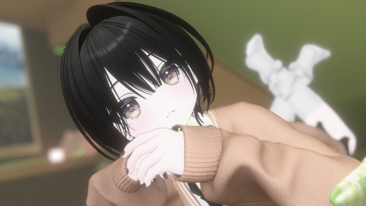 chairo_vrc's tweet photo. 今日もうちの子がかわいー
ねむねむなので早めのおやすみ～ https://t.co/L2z6qWglQp