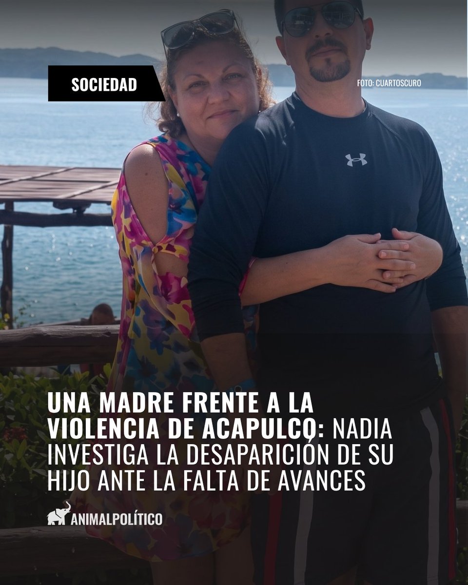 Pajaropolitico's tweet photo. 🔴 Una madre frente a la violencia de Acapulco: Nadia investiga la desaparición de su hijo ante la falta de avances

Ángel Hinyaki llegó a Acapulco para trabajar en la reconstrucción tras el huracán Otis. En mayo de 2024 desapareció. Ante la falta de resultados ministeriales, su madre, Nadia, asumió la investigación arriesgando su propia vida.