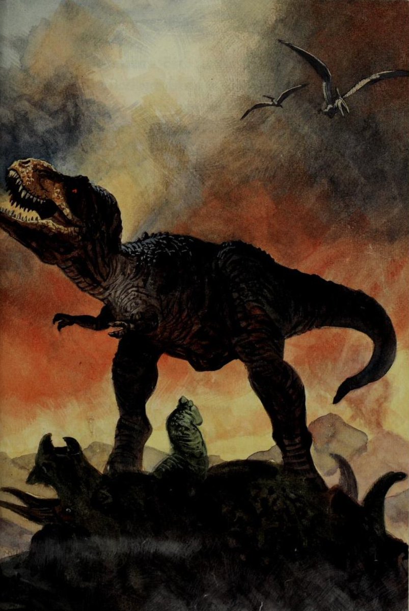 IsaiahCTorre's tweet photo. Happy 121st to the King of Kings: Tyrannosaurus rex! 

Artwork below by:
- Patrick O'Brien
- Aibou Tanaka
- Alex Ebel
- Ted Rechlin https://t.co/YjnBLrPdmM