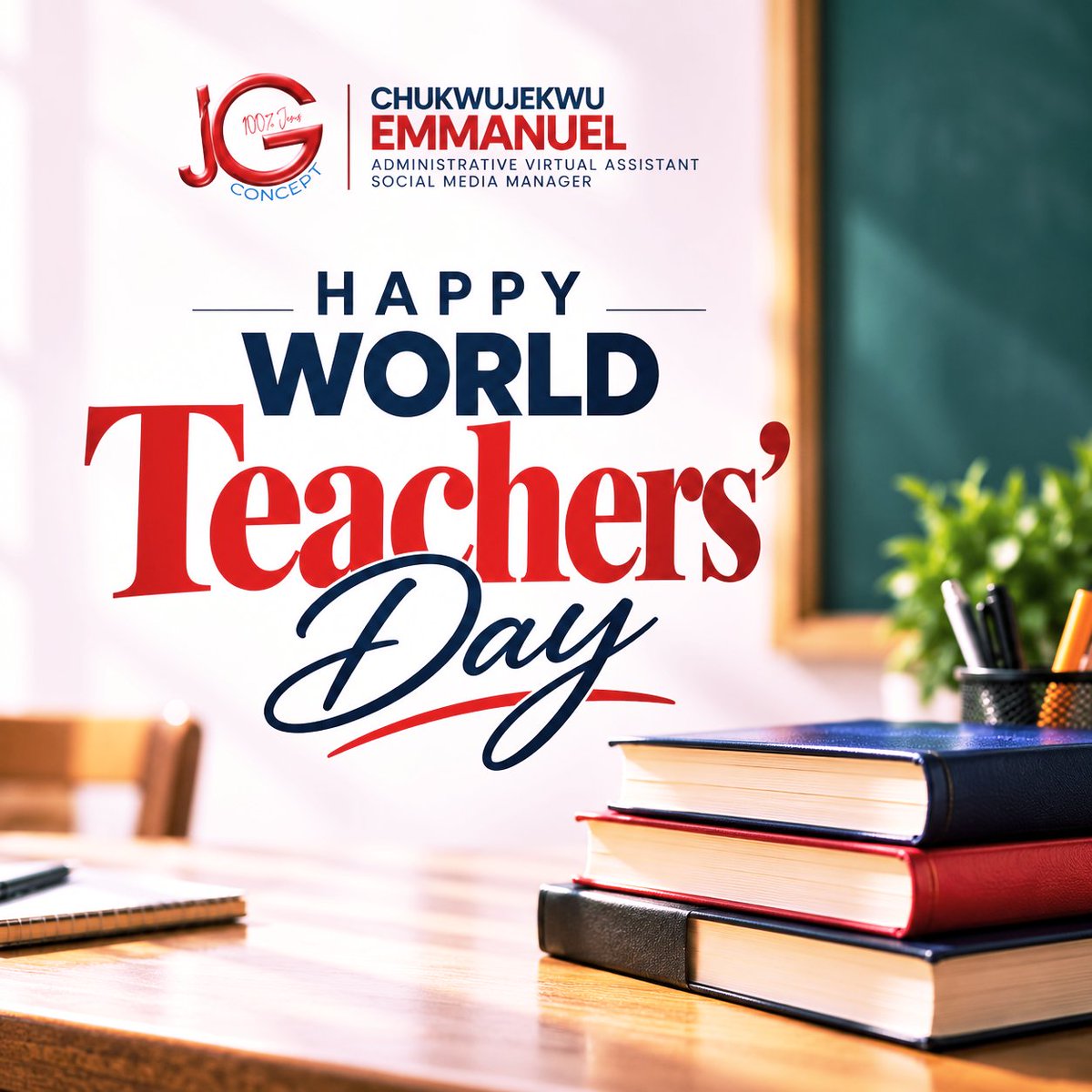 concept_jg8940's tweet photo. Teachers are great.
They can't be paid; they can only be appreciated.

Happy World Teachers' Day

Tag your teachers here to celebrate them.
@theglobalmarvie https://t.co/DZaYj9ysFh