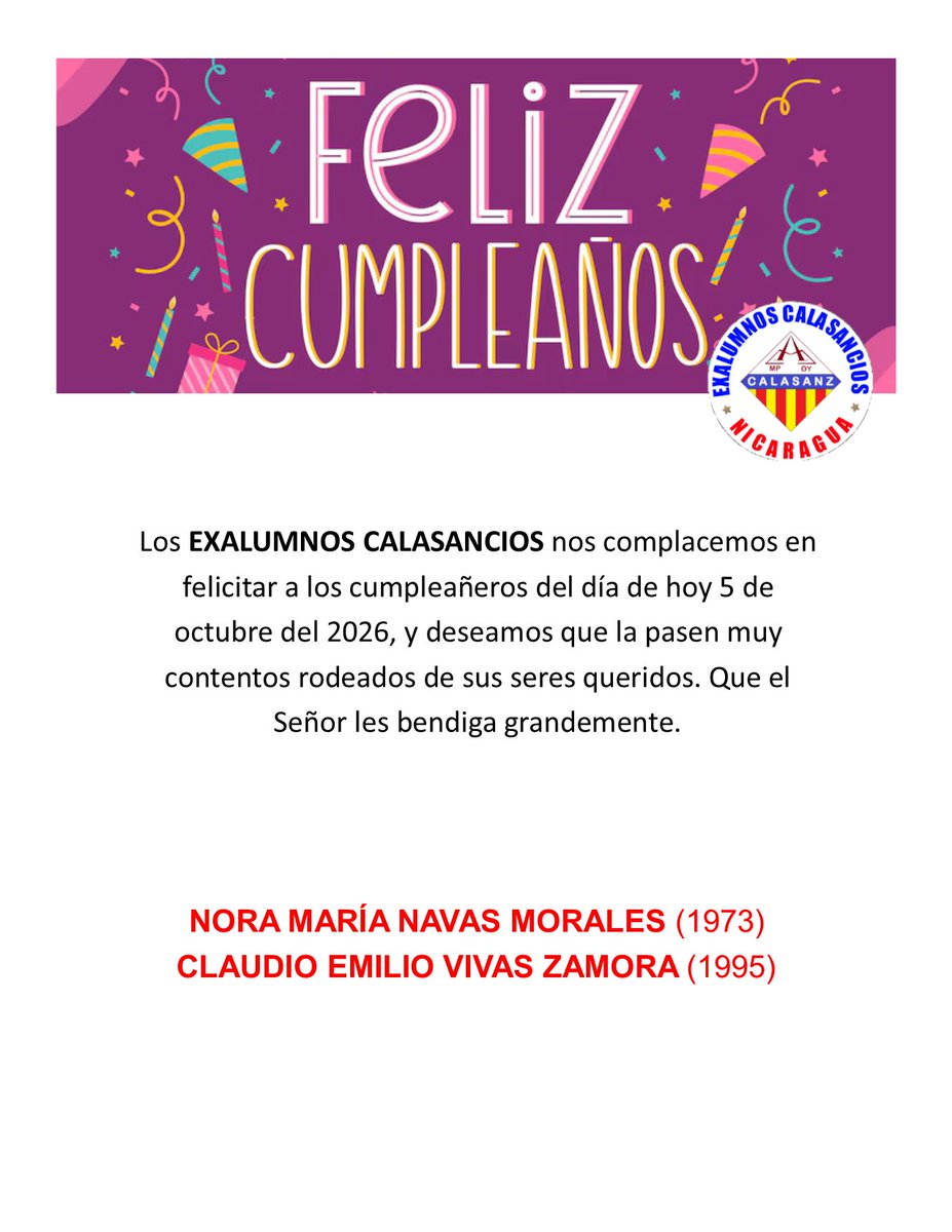 CALASANCIOS's tweet photo. #051026cumpleaños https://t.co/KUw8v8tHxH